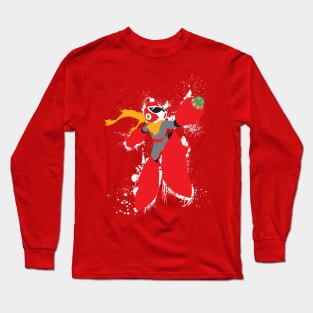 Proto Man Splatter Shirt Long Sleeve T-Shirt